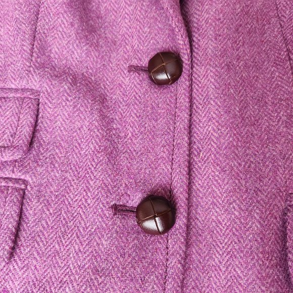 NWT Rare Wool Herringbone SUIT--Hacking Blazer and No. 2 Pencil Skirt - Picture 10 of 16